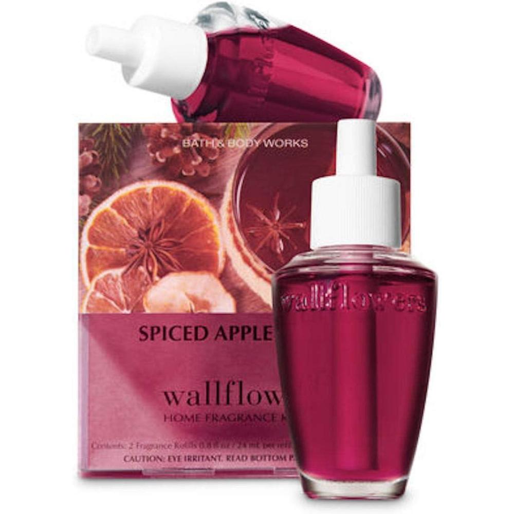 image:imageBath amp Body Works Wallflowers Refills Eucalyptus Spearmint Scent PlugIn Air Freshener Refills for Bedrooms Bathrooms amp Living Spaces 2 PackApple Toddy Cinnamon