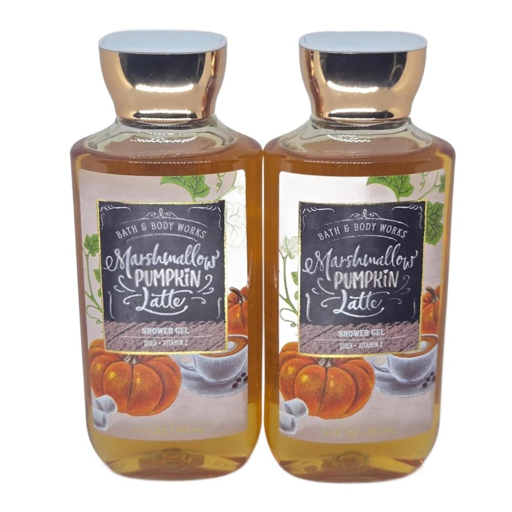 image:imageBath amp Body Works Warm Vanilla Sugar Body Wash Nourishing Cleanser with ProVitamin B5 amp Aloe Sparkling Sugar and Sweet Vanilla Scent Gentle for Daily Use 10 fl oz 2 PackMarshmallow Pumpkin Latte Bottle design may vary