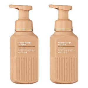 Bath & Body Works Gentle & Clean Foaming Hand Soap, Sweet Orange & Agave Citrus Scent, Non-Drying, Made Without Sulfates & Parabens, Foaming Hand Wash for Kitchen & Bathroom, 8.75 fl oz – 2 Pack