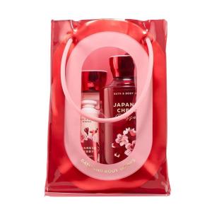 Bath & Body Works Japanese Cherry Blossom Gift Set with Body Wash, Fine Fragrance Mist, Lotion, & Hand Cream – Personal Care Collection for Gifting or Individual Use, Iconic Floral Scent – 1 Pack