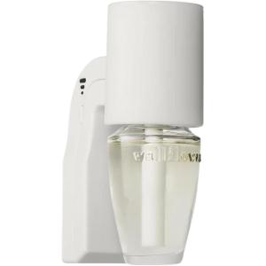 Bath & Body Works Wallflowers Fragrance Plug, White Scent Control, Plug-In Air Freshener Device with 3 Intensity Levels for Bedrooms, Bathrooms & Living Spaces – 1 Pack