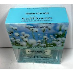 Bath & Body Works Wallflowers Refills, Eucalyptus Spearmint Scent, Plug-In Air Freshener Refills for Bedrooms, Bathrooms & Living Spaces, 2 Pack(Fresh Cotton)