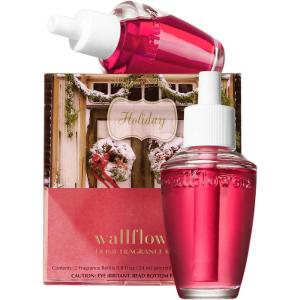 Bath & Body Works Wallflowers Refills, Eucalyptus Spearmint Scent, Plug-In Air Freshener Refills for Bedrooms, Bathrooms & Living Spaces, 2 Pack(Holiday)