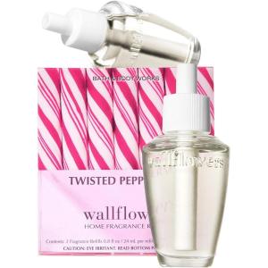 Bath & Body Works Wallflowers Refills, Eucalyptus Spearmint Scent, Plug-In Air Freshener Refills for Bedrooms, Bathrooms & Living Spaces, 2 Pack(Peppermint)