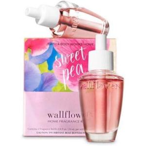Bath & Body Works Wallflowers Refills, Eucalyptus Spearmint Scent, Plug-In Air Freshener Refills for Bedrooms, Bathrooms & Living Spaces, 2 Pack(Raspberry  Sweet Pea)