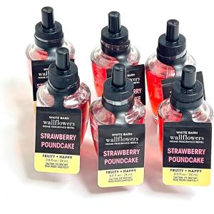 Bath & Body Works Wallflowers Refills, Eucalyptus Spearmint Scent, Plug-In Air Freshener Refills for Bedrooms, Bathrooms & Living Spaces, 2 Pack(Strawberry)