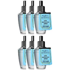Bath & Body Works Wallflowers Refills, Eucalyptus Spearmint Scent, Plug-In Air Freshener Refills for Bedrooms, Bathrooms & Living Spaces, 2 Pack(Sun Drenched-Linen)