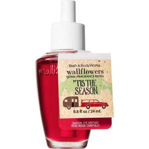 Bath & Body Works Wallflowers Refills, Eucalyptus Spearmint Scent, Plug-In Air Freshener Refills for Bedrooms, Bathrooms & Living Spaces, 2 Pack(Tis The Season)