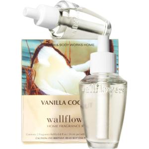 Bath & Body Works Wallflowers Refills, Eucalyptus Spearmint Scent, Plug-In Air Freshener Refills for Bedrooms, Bathrooms & Living Spaces, 2 Pack(Vanilla Coconut)