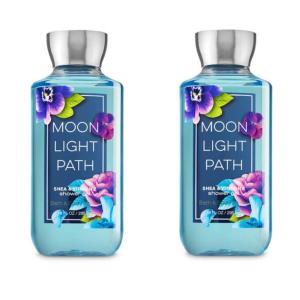 Bath & Body Works Warm Vanilla Sugar Body Wash, Nourishing Cleanser with Pro-Vitamin B5 & Aloe, Sparkling Sugar and Sweet Vanilla Scent, Gentle for Daily Use, 10 fl oz – 2 Pack(Moonlight Path (Bottle design may vary))