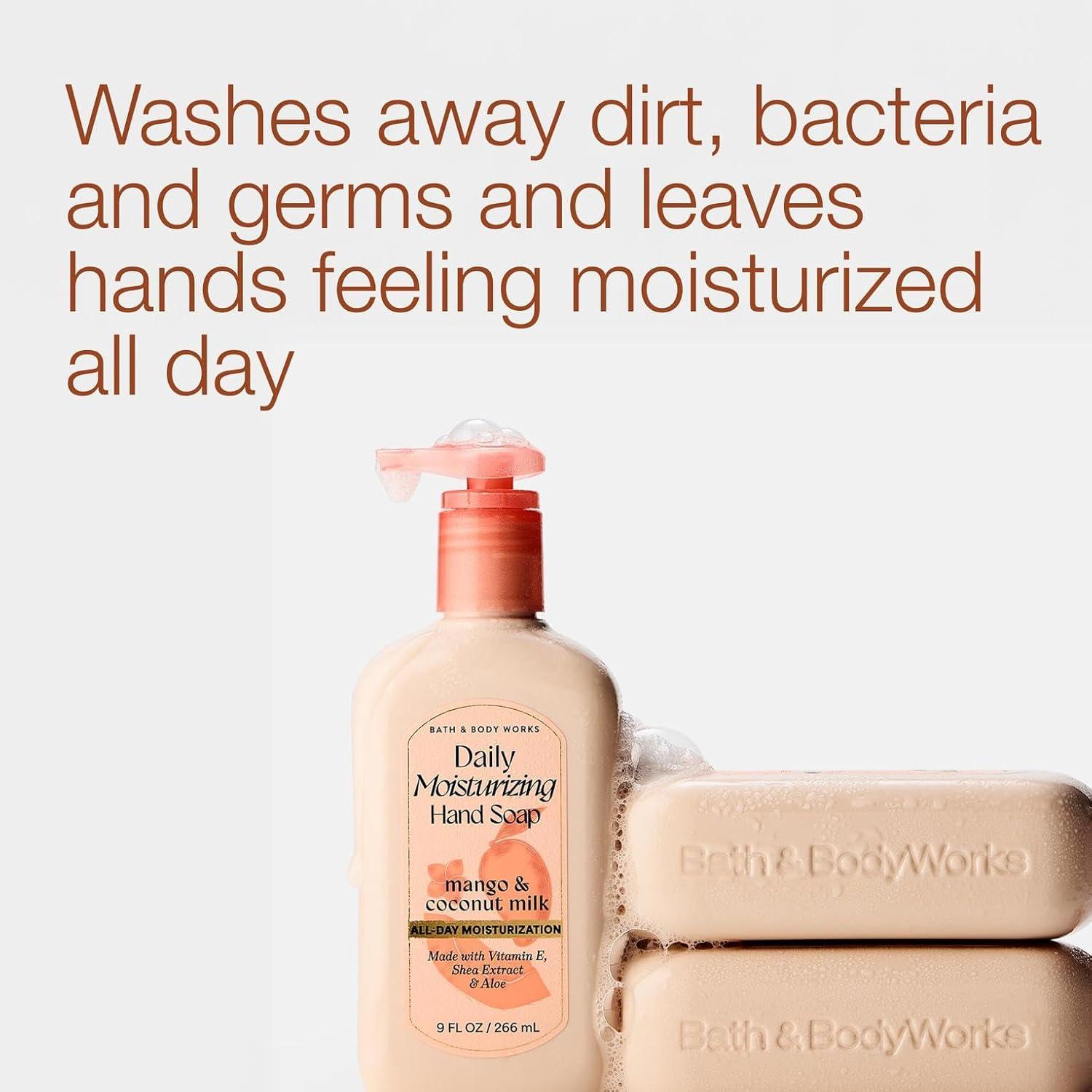 image:imageBath amp Body Works Cucumber amp Lily Daily Moisturizing Hand Soap Rich Creamy Formula for Gentle Cleansing amp Conditioning Shea Glycerin Vitamin E amp AloeInfused Thoughtful Gift 3PackMango Coconut