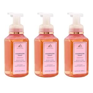 Bath & Body Works Champagne Toast Gentle & Clean Foaming Hand Soap – Germ-Cleansing Hand Soap with Gentle Cleansing & Conditioning Formula – Dermatologist Approved – Thoughtful Gift – 3-Pack