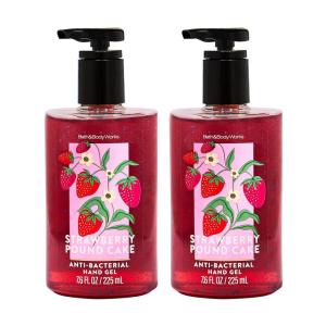Bath & Body Works Champagne Toast Hand Sanitizer with Pump – Conditioning Hand Sanitizer for Soft, Clean Hands – Iconic Bubbly Fragrance – Vitamin E & Aloe-Infused – Thoughtful Gift – 2-Pack(Strawberry)