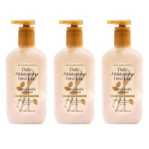 Bath & Body Works Cucumber & Lily Daily Moisturizing Hand Soap – Rich Creamy Formula for Gentle Cleansing & Conditioning – Shea, Glycerin, Vitamin E & Aloe-Infused – Thoughtful Gift – 3-Pack(Cozy Vanilla Almond)