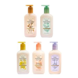 Bath & Body Works Daily Moisturizing Hand Soap – Rich Creamy Formula for Gentle Cleansing & Conditioning – Shea, Glycerin, Vitamin E & Aloe-Infused – Thoughtful Gift – 5 Fragrance Variety Pack