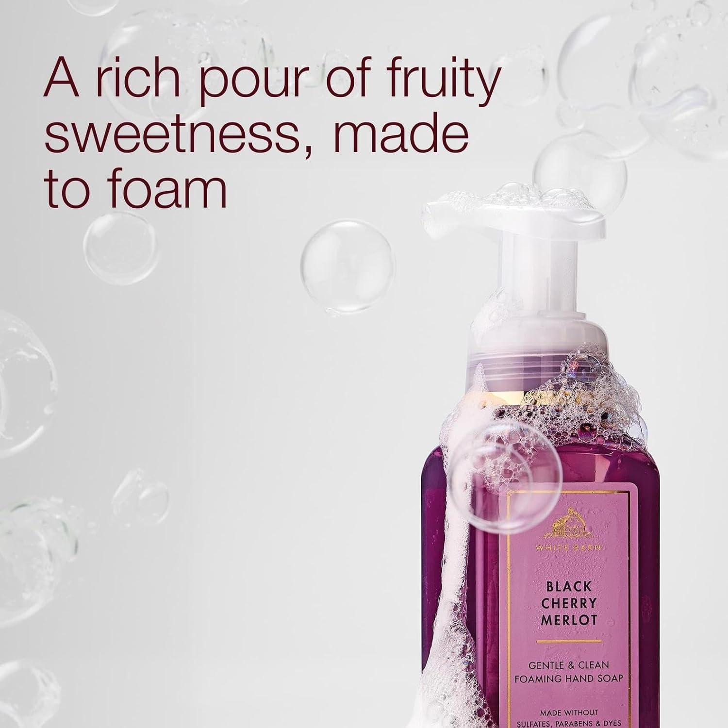 image:imageBath amp Body Works Black Cherry Merlot Gentle amp Clean Foaming Hand Soap GermCleansing Hand Soap with Gentle Cleansing amp Conditioning Formula Dermatologist Approved Thoughtful Gift 3Pack