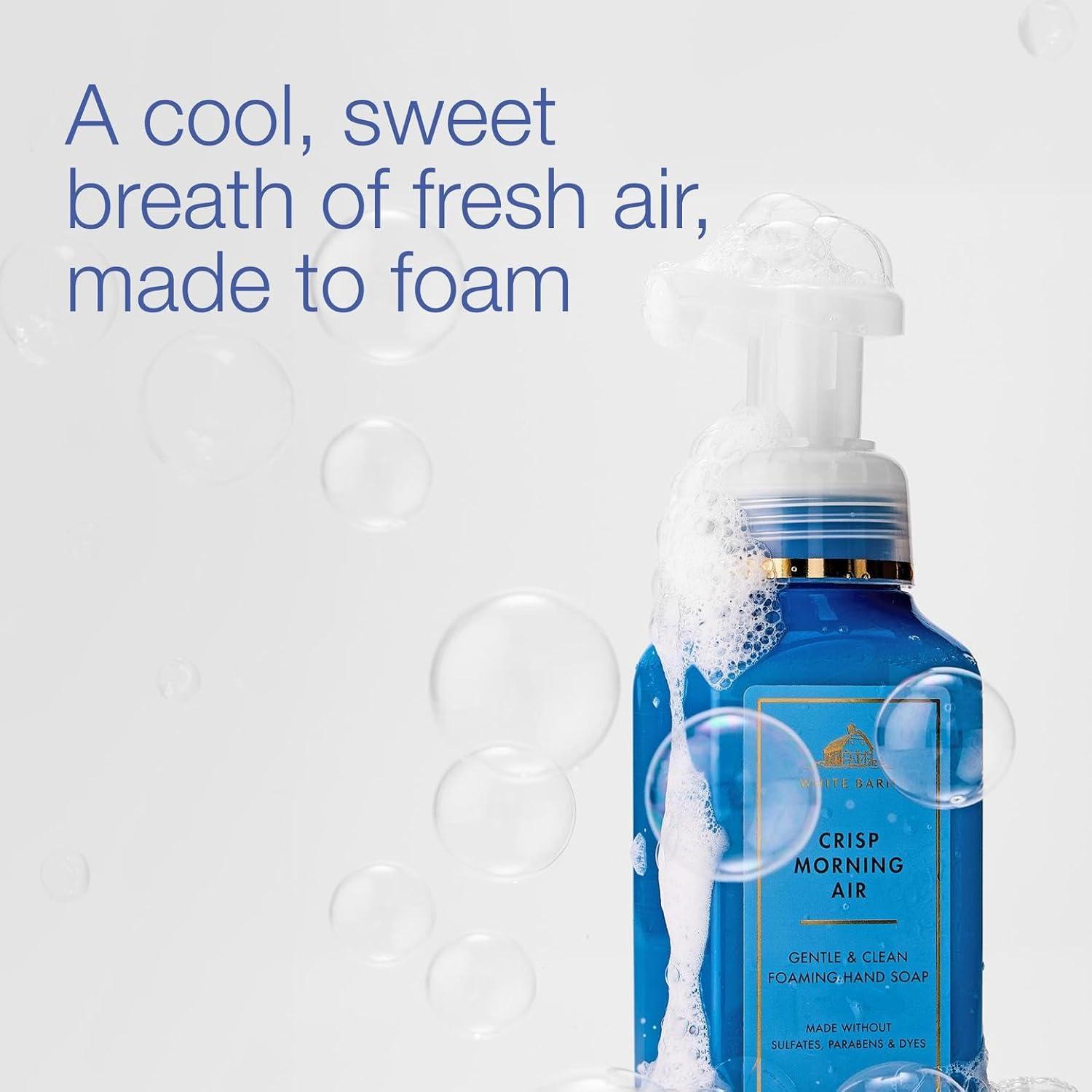 image:imageBath amp Body Works Crisp Morning Air Gentle amp Clean Foaming Hand Soap GermCleansing Hand Soap with Gentle Cleansing amp Conditioning Formula Dermatologist Approved Thoughtful Gift 3Pack