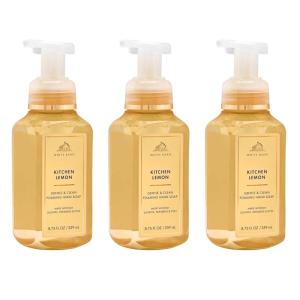 Bath & Body Works Kitchen Lemon Gentle & Clean Foaming Hand Soap – Germ-Cleansing Hand Soap with Gentle Cleansing & Conditioning Formula – Dermatologist Approved – Thoughtful Gift – 3-Pack