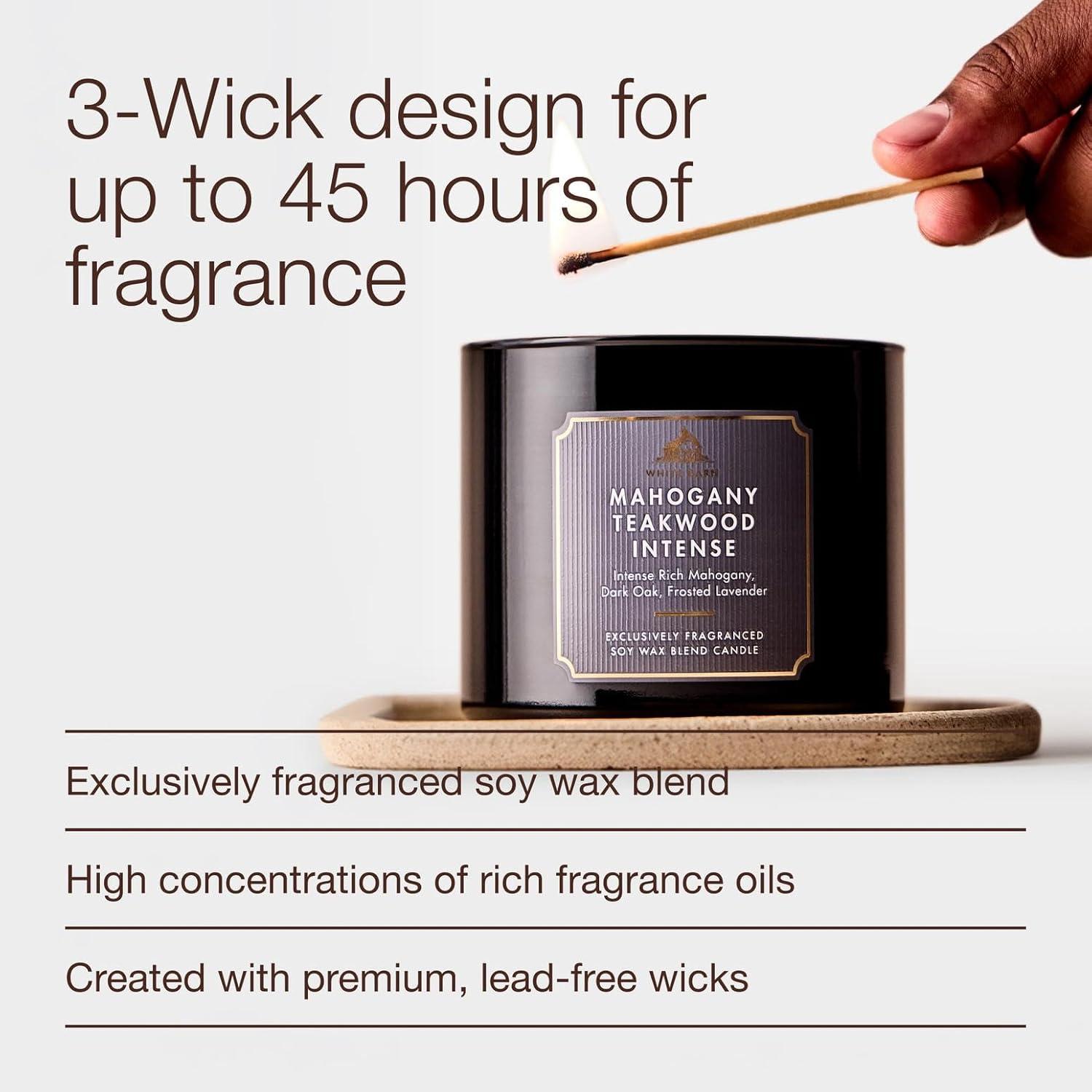 image:imageBath amp Body Works Japanese Cherry Blossom 3Wick Candle Scented Candle for Home Use LongLasting RoomFilling Fragrance High Fragrance Oil Concentration Soy Wax Blend 2PackMahogany Teakwood Intense