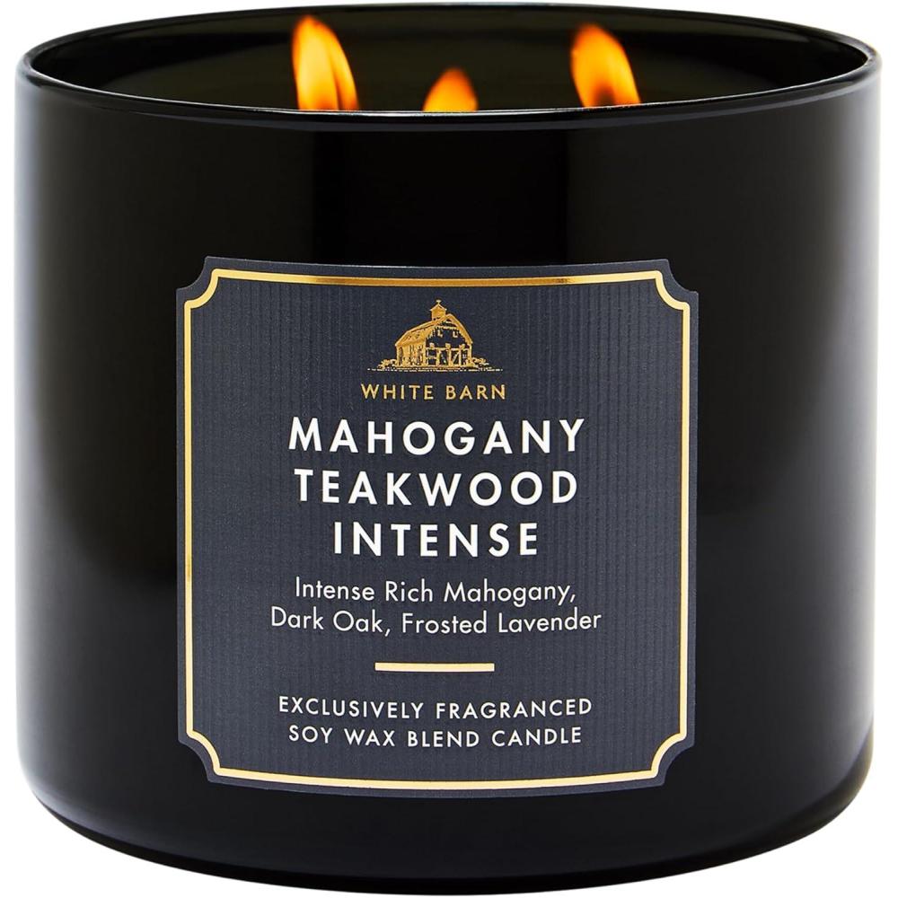 image:imageBath amp Body Works Japanese Cherry Blossom 3Wick Candle Scented Candle for Home Use LongLasting RoomFilling Fragrance High Fragrance Oil Concentration Soy Wax Blend 2PackMahogany Teakwood Intense