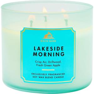 Bath & Body Works Japanese Cherry Blossom 3-Wick Candle – Scented Candle for Home Use – Long-Lasting, Room-Filling Fragrance – High Fragrance Oil Concentration – Soy Wax Blend – 2-Pack(Lakeside Morning)