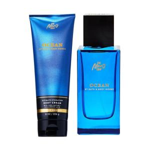 Bath & Body Works Ocean Cologne & Ultimate Hydration Body Cream – Scented Body Cream & Cologne for Men – Long-Lasting Fragrance – Instant Moisturization – Dermatologist-Approved – Gifts for Him(Ocean)